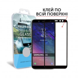   MakeFuture Защитное стекло Full Cover Glue Samsung A6 2018 Black (MGFCFG-SA618B)