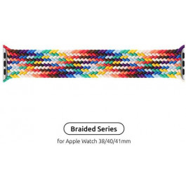   ArmorStandart Ремінець  Braided Solo Loop для Apple Watch 38/40/41 mm Size 2 (120 mm) Pride Edition (ARM64933)