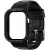 Spigen Чехол и ремешок  для Apple Watch SE/6/5/4 (44mm) Rugged Armor Pro 2 in 1, Black (062CS25324) - зображення 4