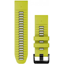   Garmin Ремінець  QuickFit 26mm Watch Bands Electric Lime/Graphite Silicone (010-13281-03)