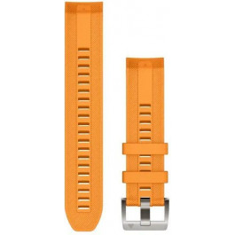   Garmin Ремінець  for MARQ Gen 2 - 22mm QuickFit Silicone Strap Spark Orange (010-13225-04)