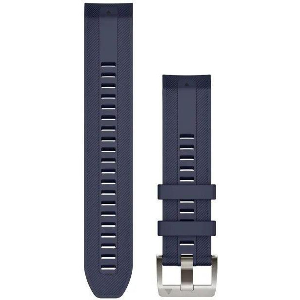 Garmin Ремінець  for MARQ Gen 2 - 22mm QuickFit Silicone Strap Navy (010-13225-02) - зображення 1