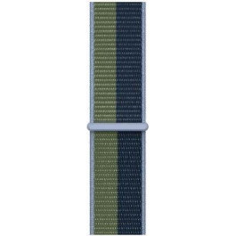   Apple Ремінець  for  Watch 41mm - Sport Loop Abyss Blue/Moss Green - Regular (ML2Q3)