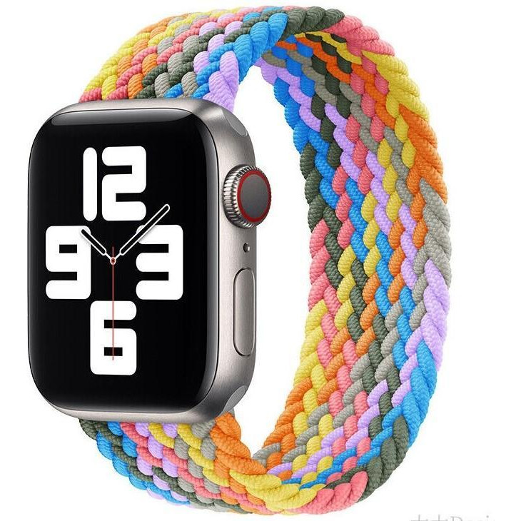 Drobak Braided Solo Loop для Apple Watch All Series 42/44/45/49 mm Multicolor (898910) - зображення 1