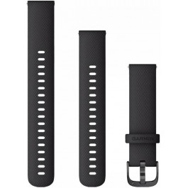   Garmin Ремінець  Quick Release Venu 2S Band 18mm, Silicone Band, Gray/Slate (010-12932-0E)