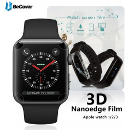   BeCover Захисна плівка  Full Cover для Apple Watch Series 3/4 42mm/44mm (701962)