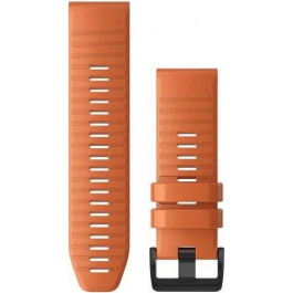   Garmin Ремешок для Fenix 6x 26mm QuickFit Ember Orange Silicone bands (010-12864-01)