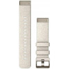 Garmin Ремінець  QuickFit 20 Watch Bands Cream Heathered Nylon with Soft Gold Hardware (010-13279-08) - зображення 1