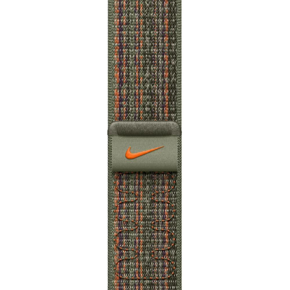 Apple Sequoia/Orange Nike Sport Loop для  Watch 42/44/45/49mm (MTL63) - зображення 1