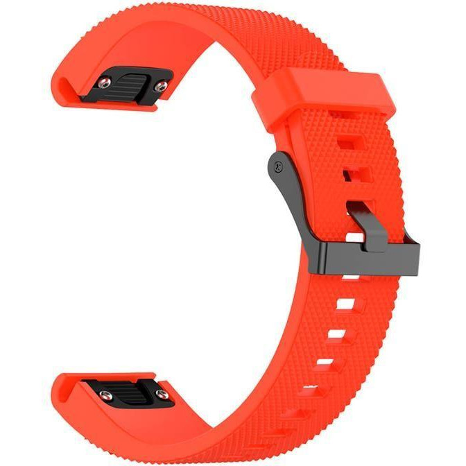 Garmin Ремінець для  QuickFit 20 Dots Silicone Orange (QF20-STSB-ORNG) - зображення 1