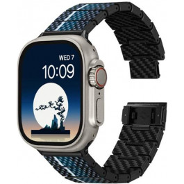   Pitaka Ремінець  Chroma Carbon Band Poetry of Things Moon for Apple Watch 49/45/44mm (AWB2306)