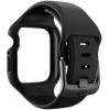 Spigen Чохол та ремінець  для Apple Watch 7 45 mm Liquid Air Pro Black (ACS04182) - зображення 5