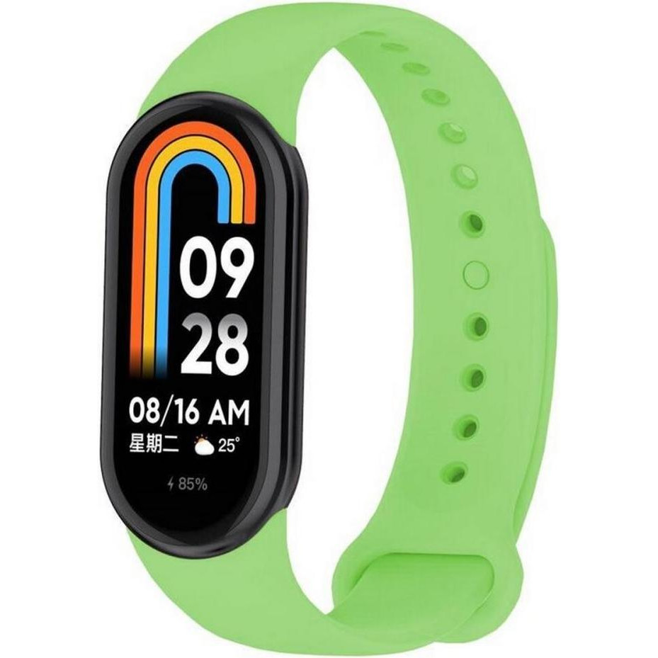 BeCover Силіконовий ремінець  для Xiaomi Mi Smart Band 8 Green (709389) - зображення 1