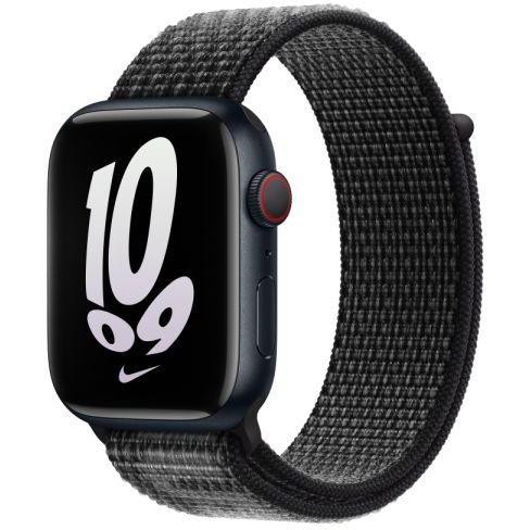 Apple Black/Summit White Nike Sport Loop для  Watch 38/40/41mm (MPHW3) - зображення 1