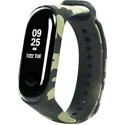 Xiaomi Ремінець для браслета Xiaomi Mi Band 3/4 Military Khaki (48385) - зображення 1