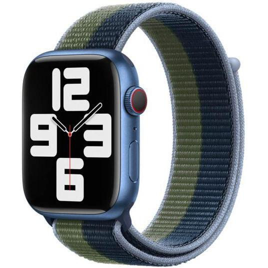 Apple Abyss Blue/Moss Green Sport Loop для  Watch 44/45mm (ML313) - зображення 1