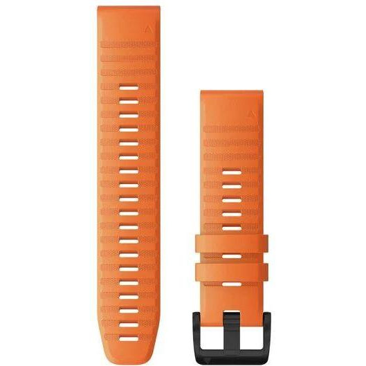 Garmin Ремешок для Fenix 6 22mm QuickFit Ember Orange Silicone bands (010-12863-01) - зображення 1