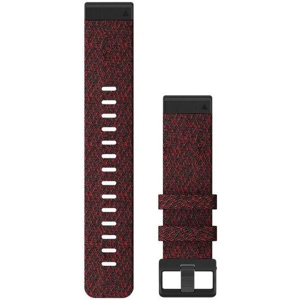 Garmin Ремешок для Fenix 6 22mm QuickFit Heathered Red Nylon bands (010-12863-06) - зображення 1