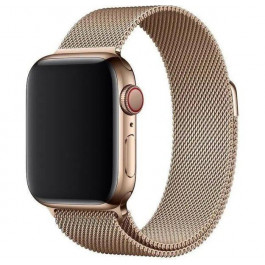   Drobak Ремінець для Apple Watch Ultra 2 42/44/45/49mm  Milanese Loop Rose Gold (191942)