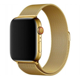   Drobak Ремінець для Apple Watch Ultra 2 42/44/45/49mm  Milanese Loop Gold (191940)