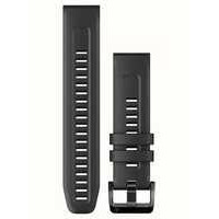 Garmin Ремінець  QuickFit 22 Watch Bands Black Silicone (010-13111-00) - зображення 1