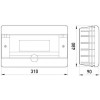 E.NEXT e.plbox.stand.w.36 встраиваемый IP40 (CBA936) - зображення 2