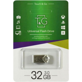   T&G 32 GB 106 Metal Series USB 3.0 Silver (TG106-32G3)