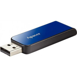   Apacer 64 GB AH334 Blue USB 2.0 (AP64GAH334U-1)