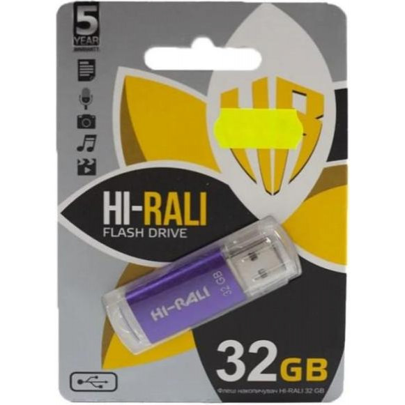 Hi-Rali 32 Gb Rocket series Violet (HI-32GBVCVI) - зображення 1