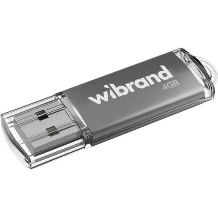 Wibrand 4 GB  Cougar USB2.0 Silver (WI2.0/CU4P1S) - зображення 1