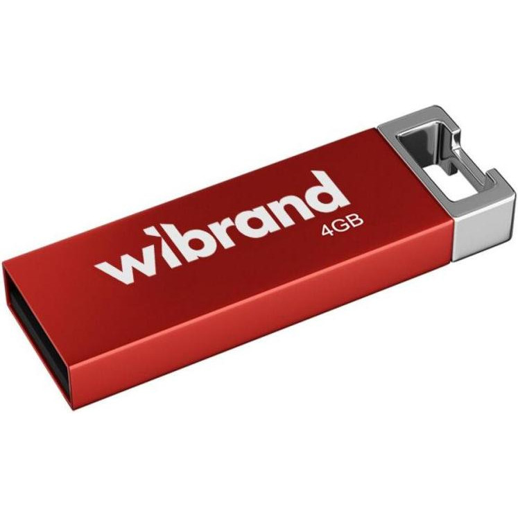 Wibrand 4 GB Chameleon Red USB 2.0 (WI2.0/CH4U6R) - зображення 1