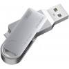 XO 32 GB DK03 USB 3.0 / USB Type-C Silver - зображення 2