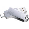 XO 32 GB DK03 USB 3.0 / USB Type-C Silver - зображення 3