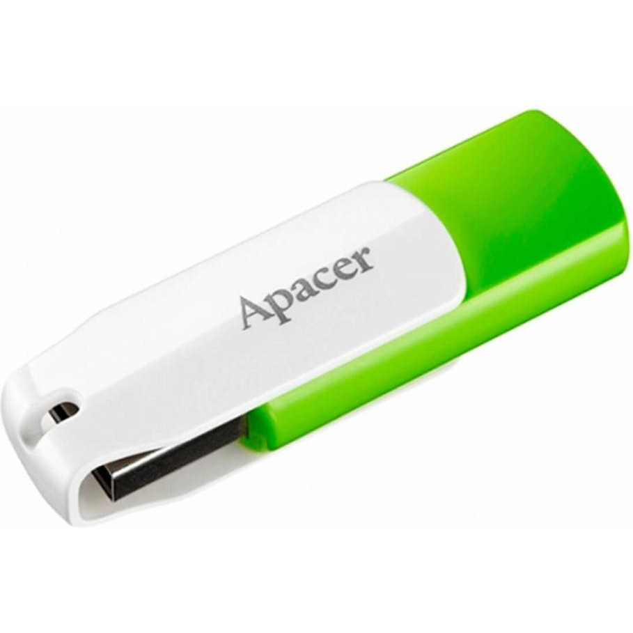 Apacer 32 GB AH335 Green (AP32GAH335G-1) - зображення 1