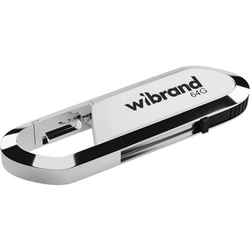 Wibrand 64 GB Aligator White USB 2.0 (WI2.0/AL64U7W) - зображення 1