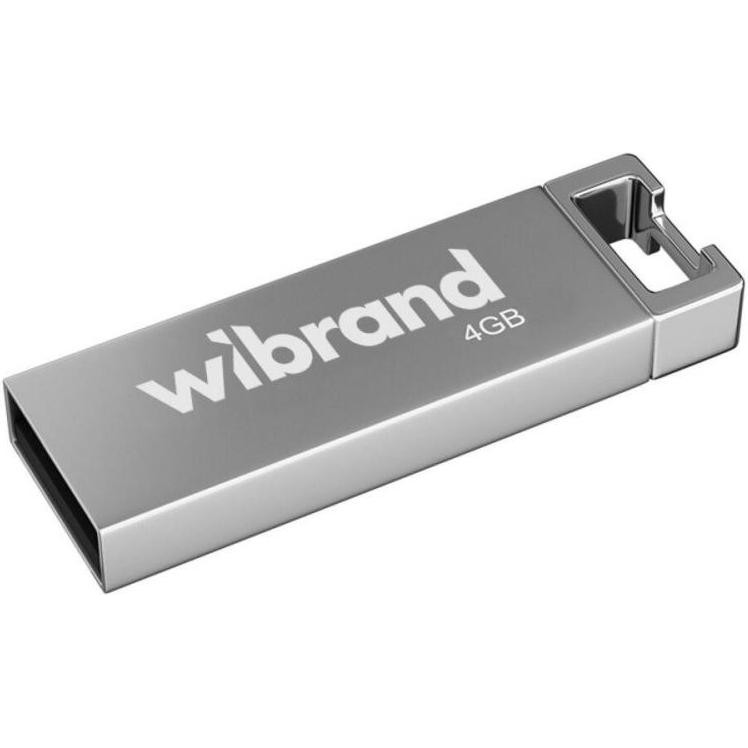 Wibrand 4 GB Chameleon Silver USB 2.0 (WI2.0/CH4U6S) - зображення 1