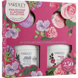   Yardley Набор для женщин  English Lavender & English Rose 4 х 50 г (5056179301924)