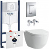 GROHE Rapid SL 3884000G+Laufen Pro Rimless H8619570000001 - зображення 1