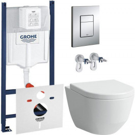   GROHE Rapid SL 3884000G+Laufen Pro Rimless H8619570000001