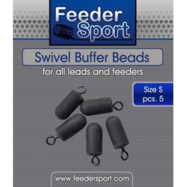   FeederSport Фидерная бусина с вертлюгом Feeder Sport Swivel Buffer Beads M (SBBM)