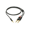 KLOTZ Межблочный кабель KY5-300 MINILINK PRO Y-CABLE BLACK 3 M - зображення 1