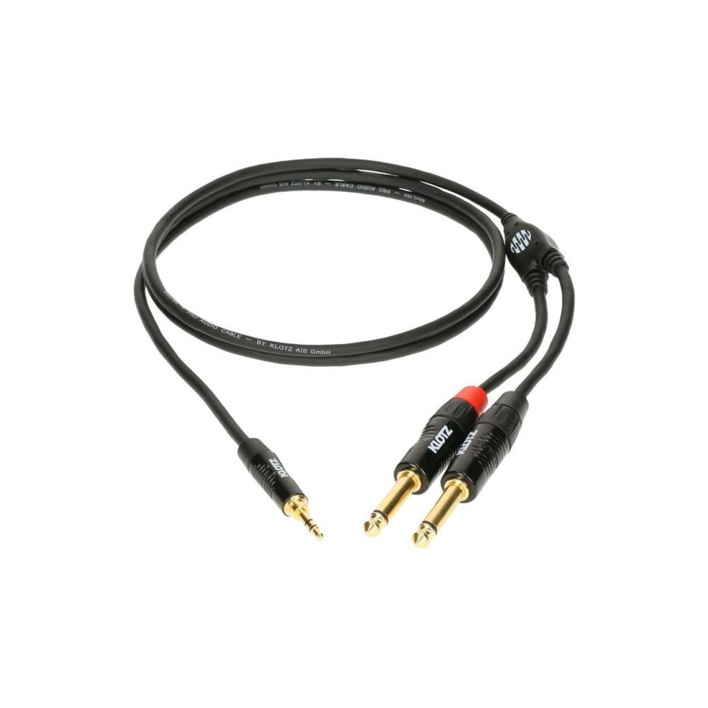 KLOTZ Межблочный кабель KY5-300 MINILINK PRO Y-CABLE BLACK 3 M - зображення 1