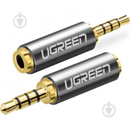   UGREEN micro-jack 2.5 мм - mini-jack 3.5 мм Black (20501)