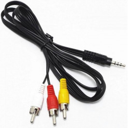   ATcom AV 3.5mm - 3RCA 1.8m Black (17320)