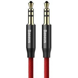   Baseus Audio Cable AUX 3.5mm Jack M30 Yiven 1m Red/Black (CAM30-B91)