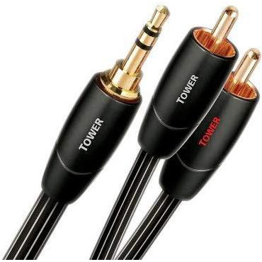 AudioQuest Tower 3.5mm-RCA 1.0m (TOWER01MR) - зображення 1