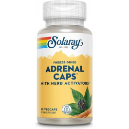   Solaray Freeze-Dried Adrenal Caps with Herb Activators 60 VegCaps