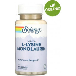   Solaray L-лізин Монолаурин (L-Lysine Monolaurin) 60 капсул