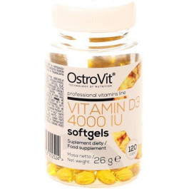   OstroVit Vitamin D3 4000 120caps