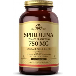   Solgar Spirulina 750 mg 250 tabs